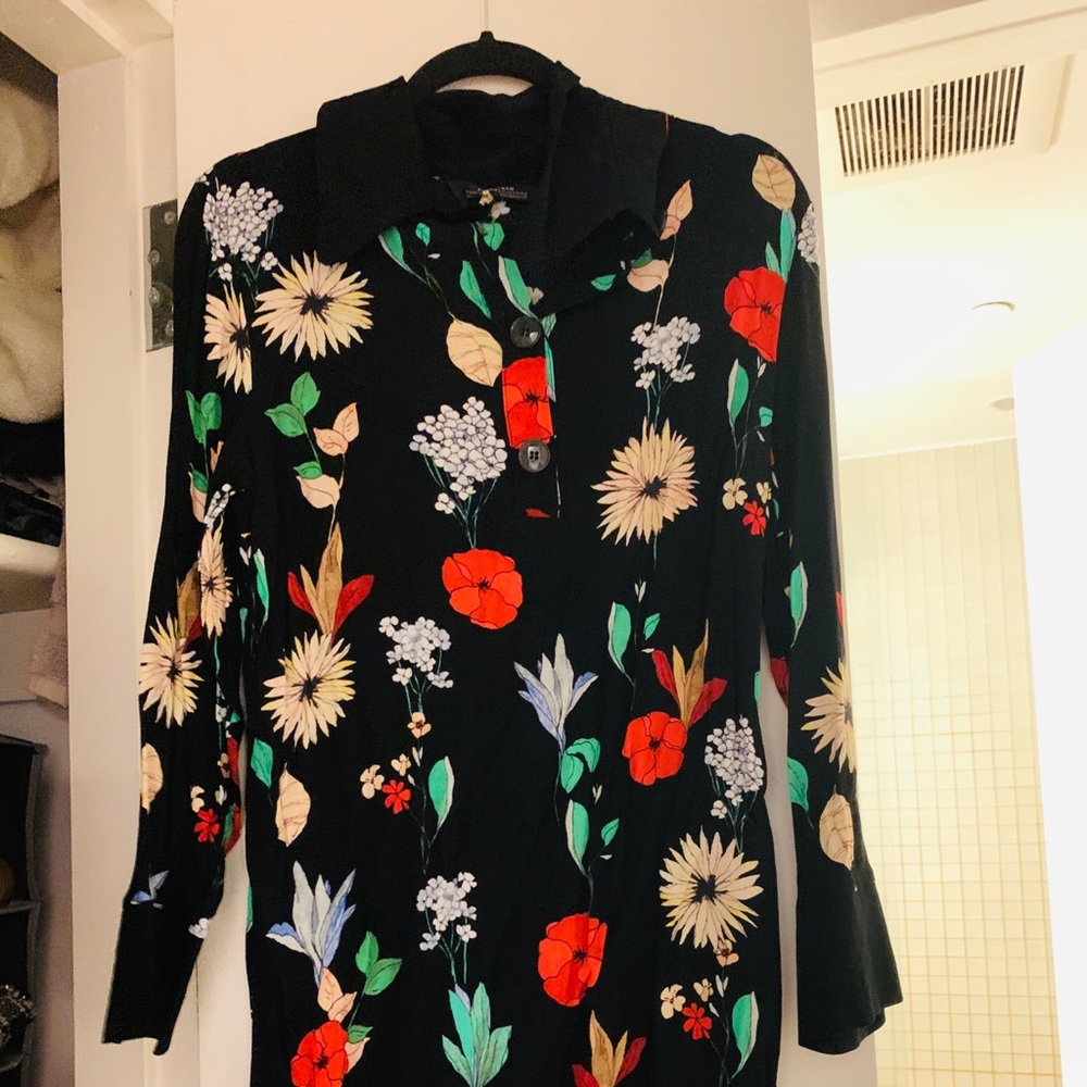Zara floral dress